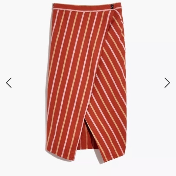 NWT MADEWELL Striped Pull-on Skirt - Picture 16 of 16